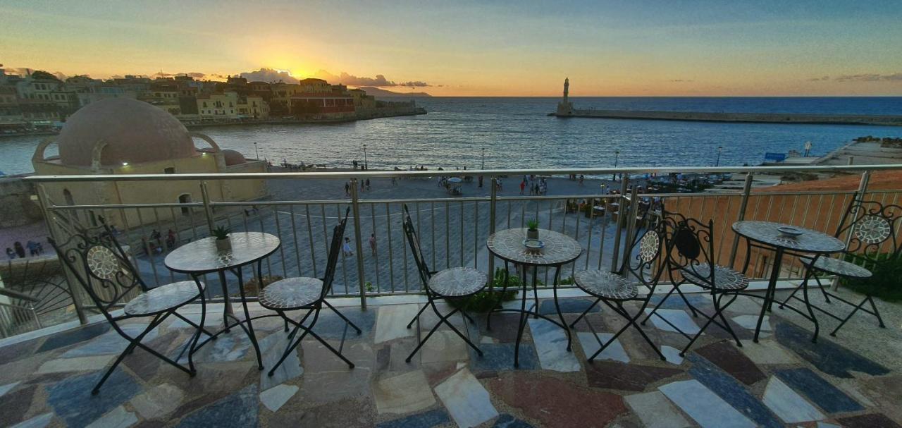 Amphitrite Hotel Hriszí Aktí Haniá Kültér fotó