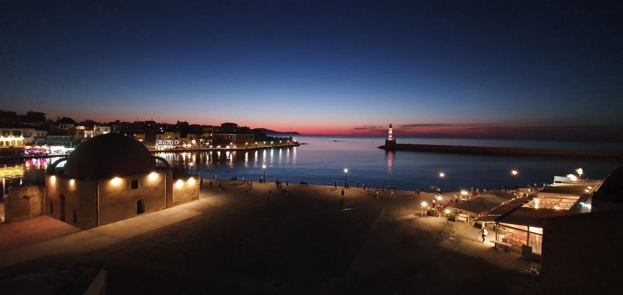Amphitrite Hotel Hriszí Aktí Haniá Kültér fotó