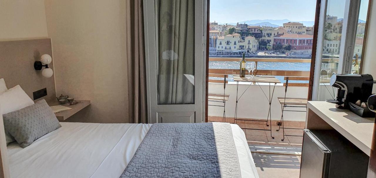 Amphitrite Hotel Hriszí Aktí Haniá Kültér fotó