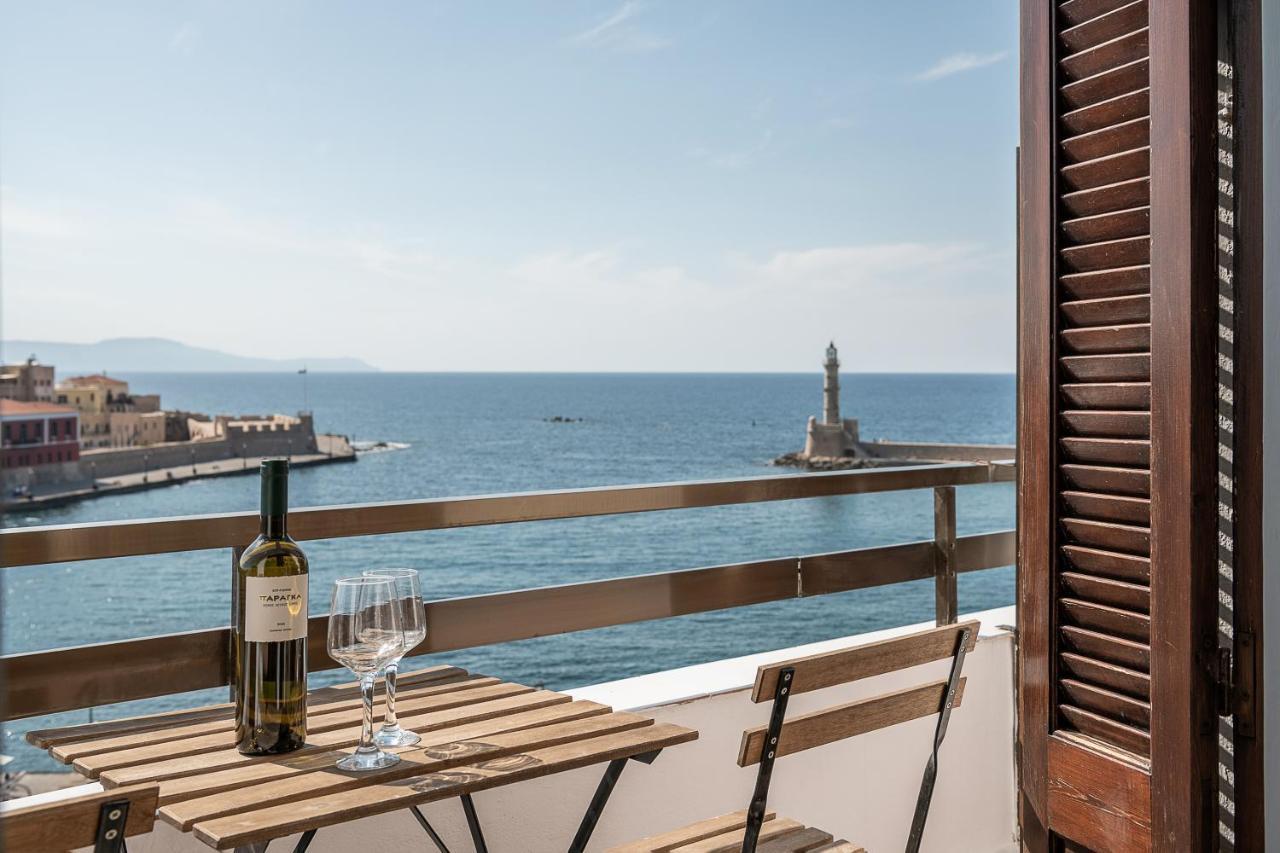 Amphitrite Hotel Hriszí Aktí Haniá Kültér fotó