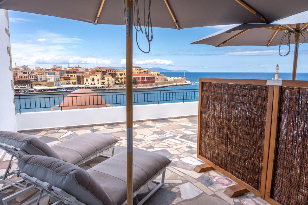 Amphitrite Hotel Hriszí Aktí Haniá Kültér fotó