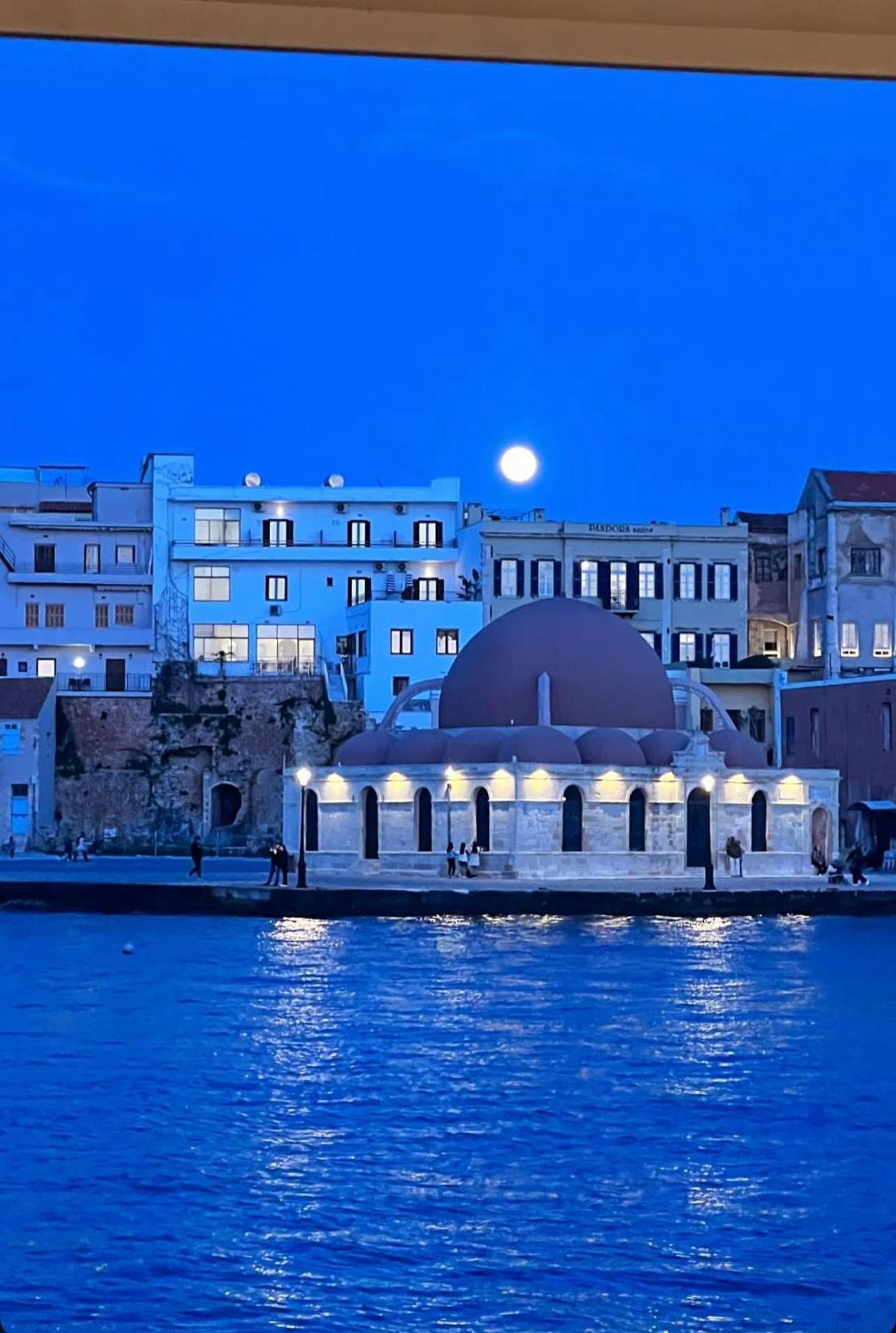 Amphitrite Hotel Hriszí Aktí Haniá Kültér fotó
