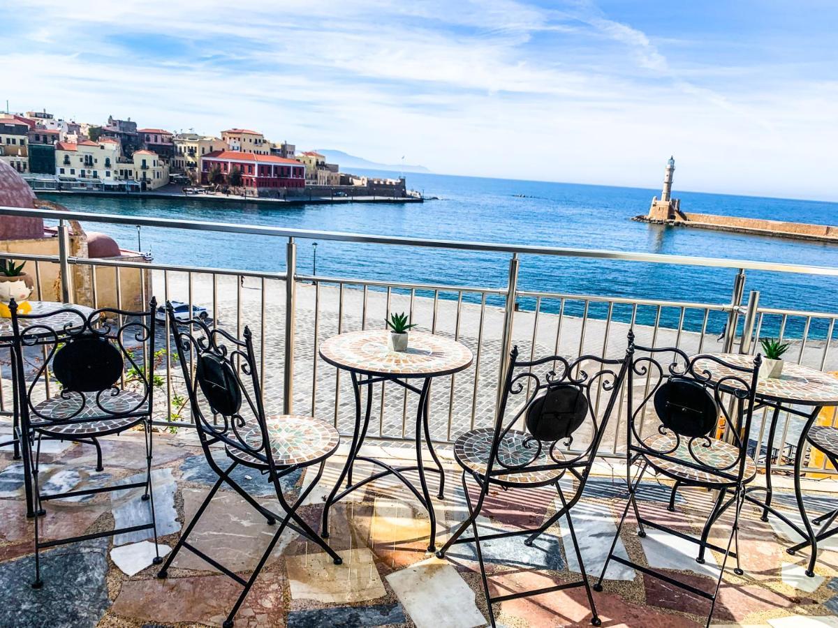 Amphitrite Hotel Hriszí Aktí Haniá Kültér fotó